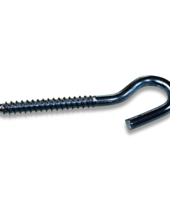 Cup hook 1/4"x3-1/2" open